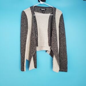 Planet Golo Size Large Knit Open Front Cardigan